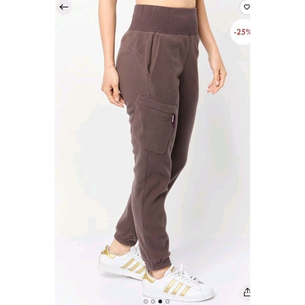 Hoka One One Jogger Pants Women's M Brown Drawstring Running